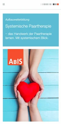 2 Hände halten ein Herz – Aufbauweiterbildung Systemische Paartherapie am ABIS Institut Leipzig